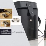 AK002 Brass Binocular W Leather Case 